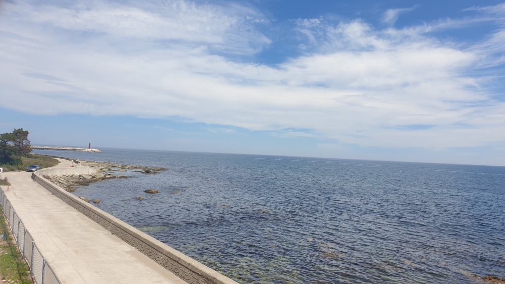 사료연구센터 주변 해변 풍경