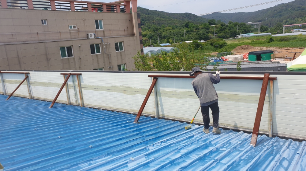 프라이머 균일 도포 상태 검수